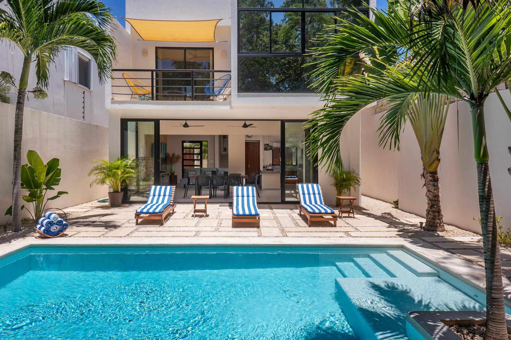 Wonderful Tropical Home 3Br, Garden, Private Pool. Tulum Dış mekan fotoğraf