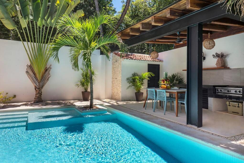 Wonderful Tropical Home 3Br, Garden, Private Pool. Tulum Dış mekan fotoğraf